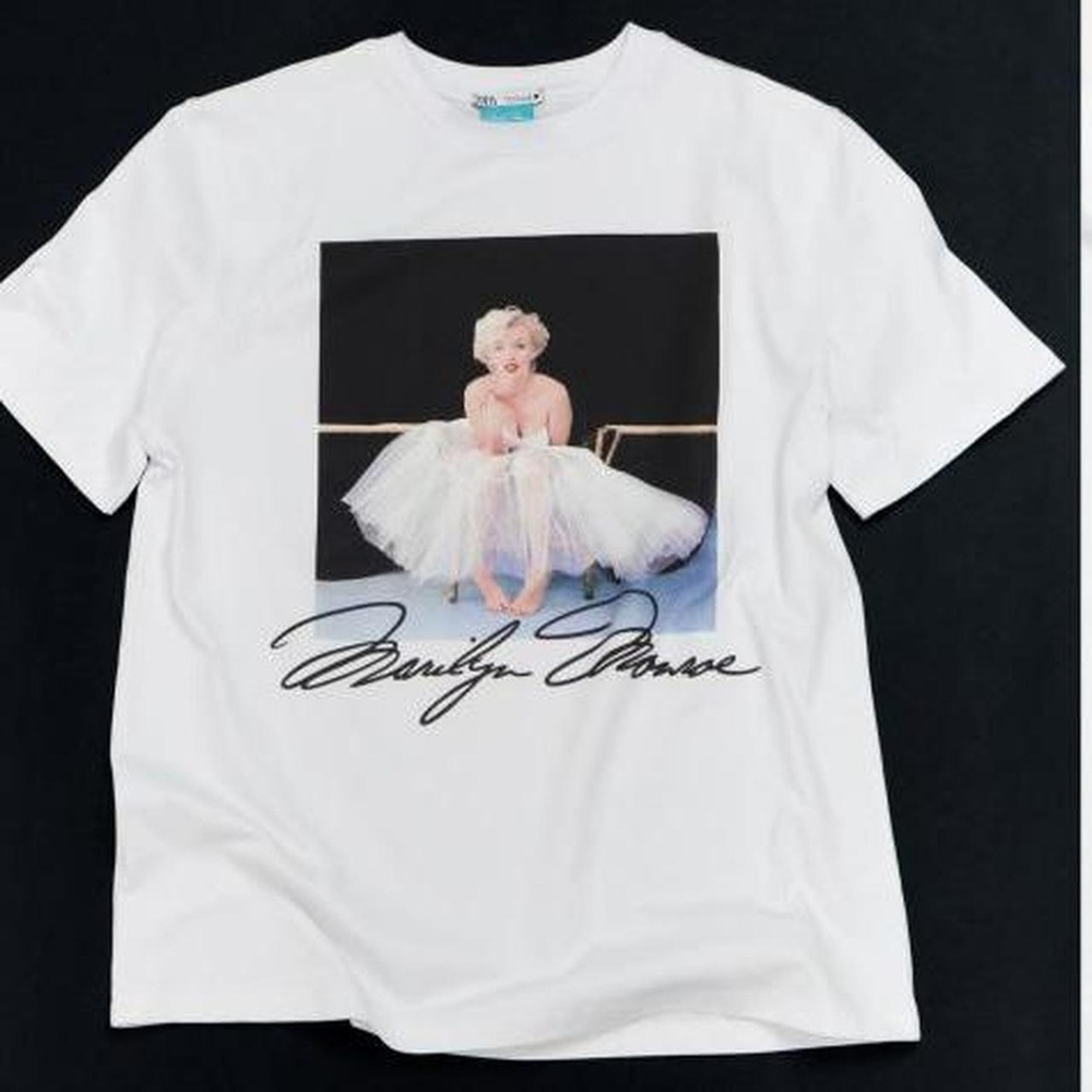 Marilyn Monroe Zara white t-shirt  size XL